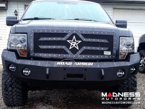 Ford F-150 Stealth Front Winch Bumper - Smittybilt XRC - Texture Black WARN M12000